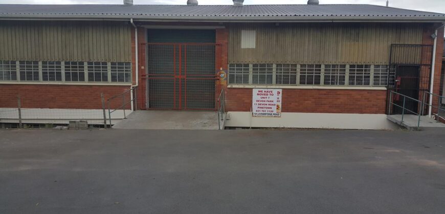 331m² Warehouse To Rent in Pinetown